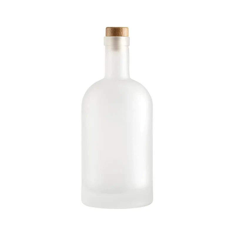 Sandblasted Glass Bottle 750ml best